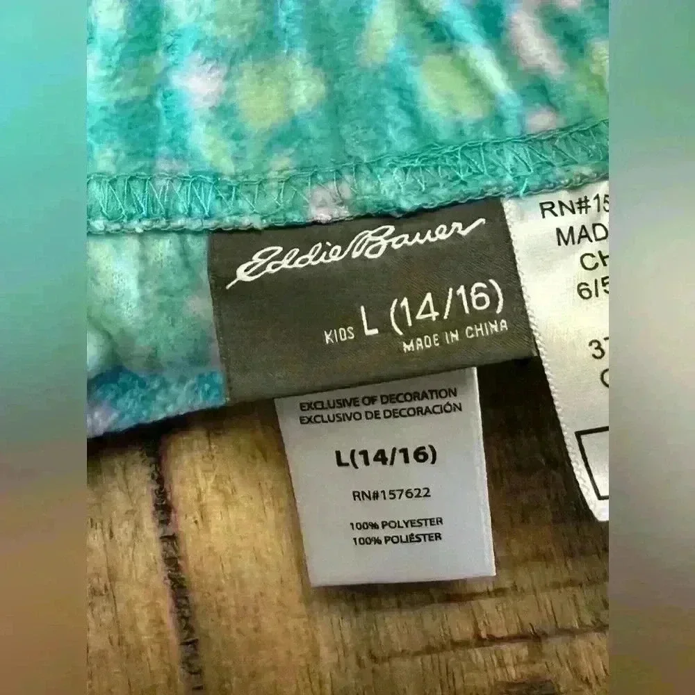 🆕Eddie Bauer Girls PJ fleece pants. In excellent condition!